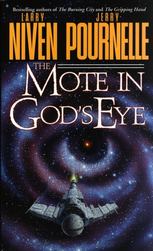 The Mote in God's Eye book cover by Larry Niven, Jerry Pournelle