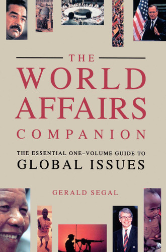 World Affairs Companion book cover by Gerald Segal