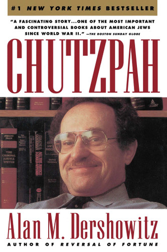Chutzpah book cover by Alan M. Dershowitz