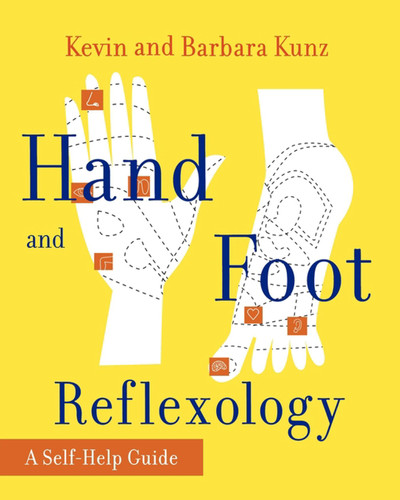 Hand and Foot Reflexology book cover by Kevin Kunz, Barbara Kunz