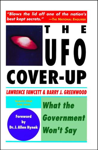 UFO Cover-up: What the Government Won't Say book cover by Bill Fawcett