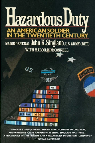 Hazardous Duty book cover by John Singlaub, Malcolm Macconnell
