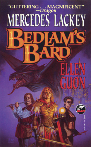 Bedlam's Bard book cover by Ellen Guon, Mercedes Lackey