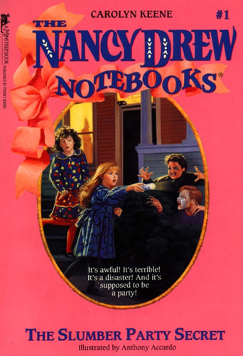 The Slumber Party Secret (Nancy Drew Notebooks) book cover by Carolyn Keene