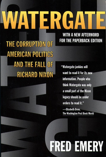Watergate book cover by Fred Emery