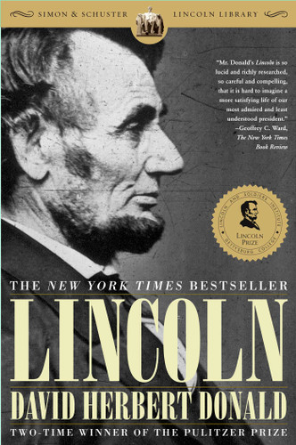 Lincoln book cover by David Herbert Donald