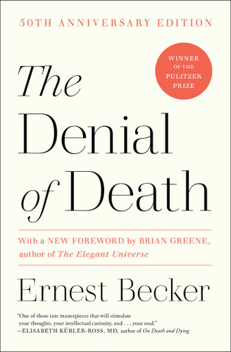 The Denial of Death book cover by Ernest Becker