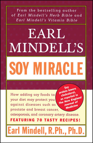 Earl Mindell's Soy Miracle book cover by Earl Mindell