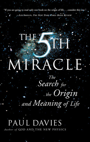 The Fifth Miracle: The Search for the Origin and Meaning of Life book cover by Paul Davies