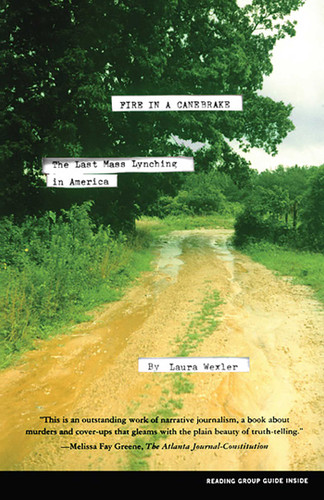 Fire in a Canebrake: The Last Mass Lynching in America book cover by Laura Wexler