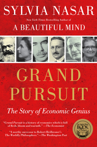 Grand Pursuit: The Story of Economic Genius book cover by Sylvia Nasar