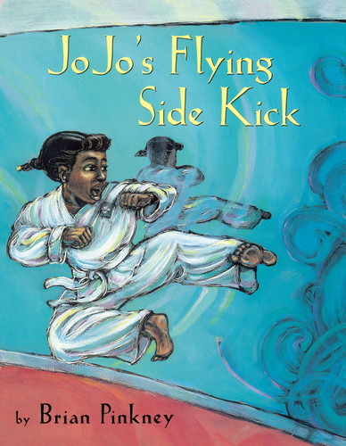Jojo's Flying Side Kick book cover by Brian Pinkney