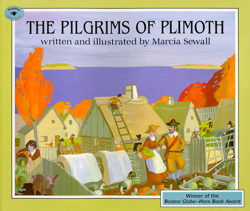 The Pilgrims of Plimoth book cover by Marcia Sewall