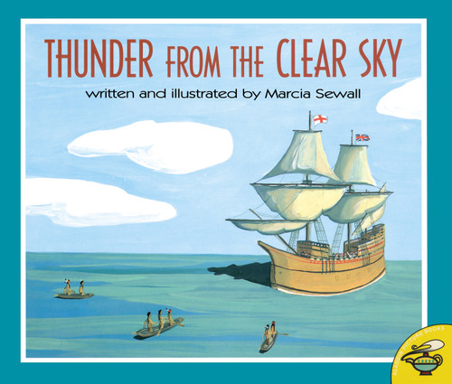 Thunder from the Clear Sky book cover by Marcia Sewall