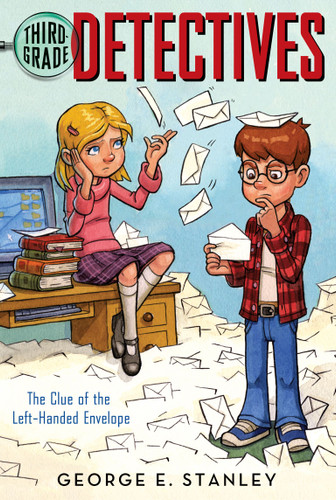 The Clue of the Left-Handed Envelope (Third-Grade Detectives) book cover by George E. Stanley