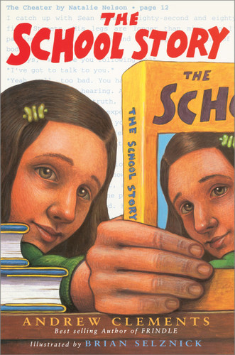 The School Story book cover by Andrew Clements