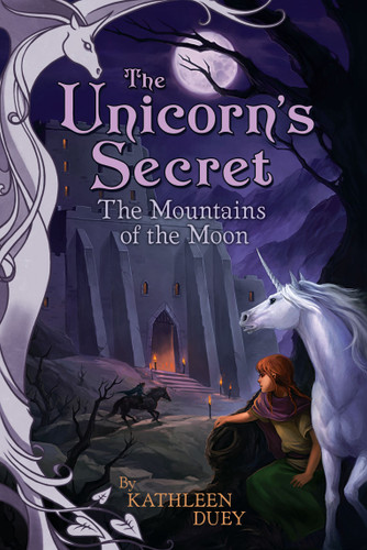 The Mountains of the Moon (The Unicorn's Secret) book cover by Kathleen Duey