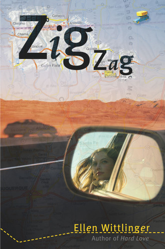 Zigzag book cover by Ellen Wittlinger