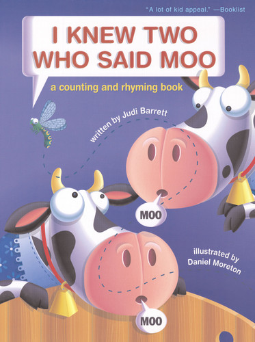 I Knew Two Who Said Moo: A Counting and Rhyming Book book cover by Judi Barrett