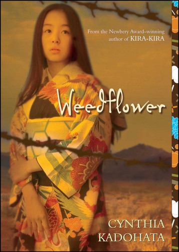 Weedflower book cover by Cynthia Kadohata