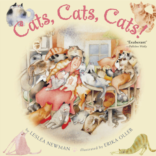 Cats, Cats, Cats! book cover by Lesléa Newman