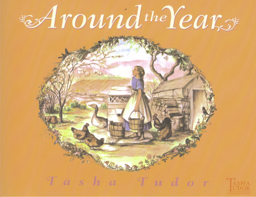 Around the Year book cover by Tasha Tudor