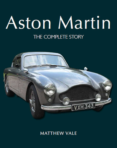 Aston Martin: The Complete Story book cover by Matthew Vale