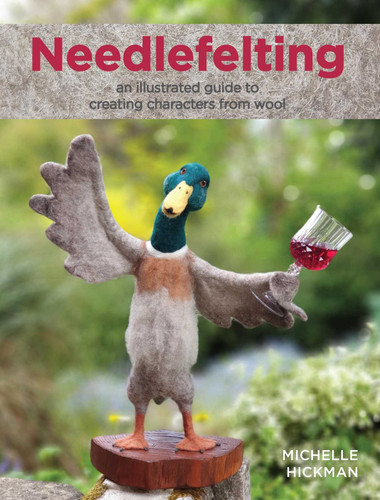 Needlefelting book cover by Michelle Hickman