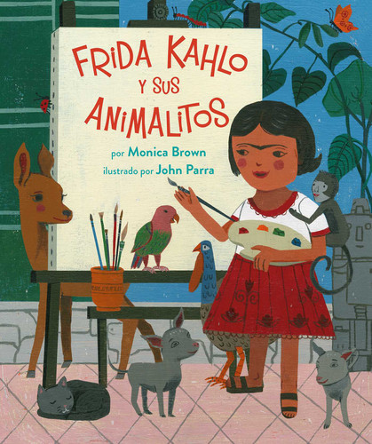 Frida Kahlo y sus animalitos: (Spanish Edition) book cover by Monica Brown
