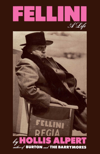 Fellini book cover by Hollis Alpert
