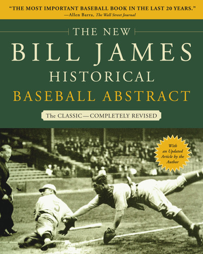 The New Bill James Historical Baseball Abstract book cover by Bill James