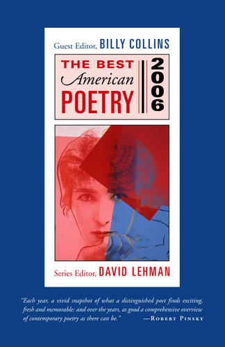 The Best American Poetry 2006: Series Editor David Lehman book cover by Billy Collins