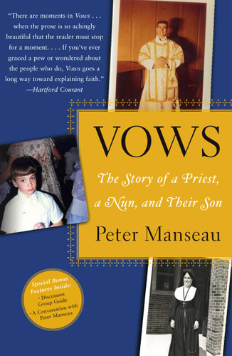 Vows: The Story of a Priest, a Nun, and Their Son book cover by Peter Manseau