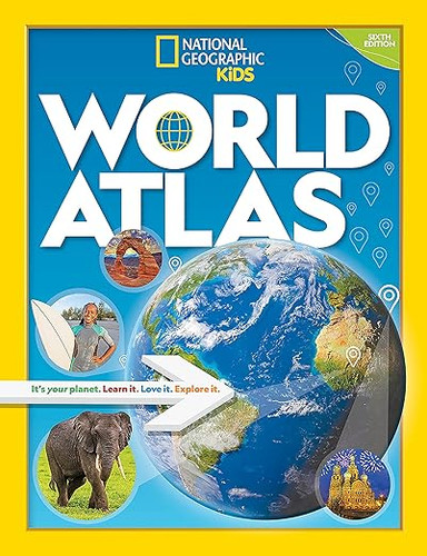 National Geographic Kids World Atlas 6th Edition - Paperback