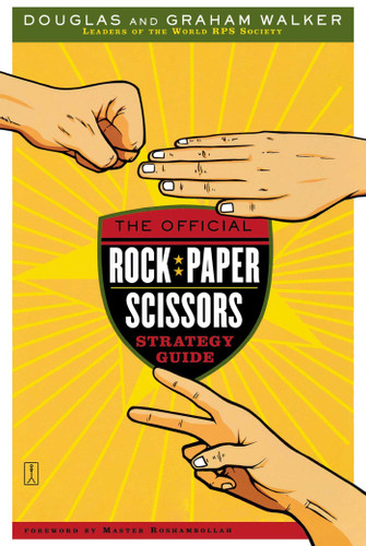 The Official Rock Paper Scissors Strategy Guide book cover by Douglas Walker, Graham Walker