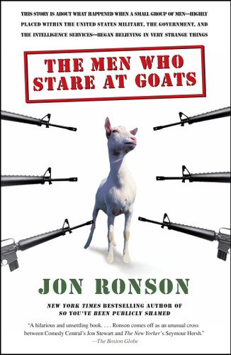 The Men Who Stare at Goats book cover by Jon Ronson