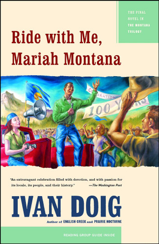 Ride with Me, Mariah Montana book cover by Ivan Doig