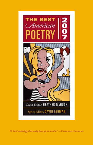 The Best American Poetry 2007: Series Editor David Lehman book cover by 