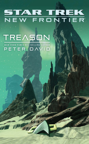 Star Trek: New Frontier: Treason (Star Trek: The Next Generation) book cover by Peter David