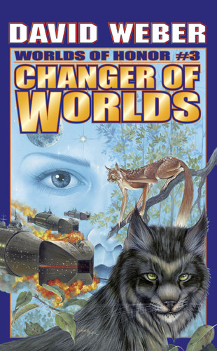Changer of Worlds (Worlds of Honor (Weber)) book cover by 