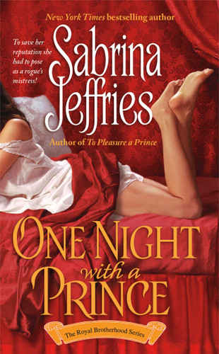 One Night with a Prince (The Royal Brotherhood) book cover by Sabrina Jeffries