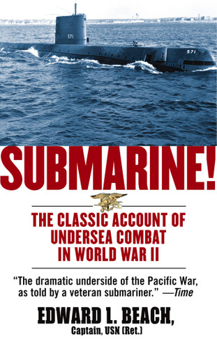 Submarine! book cover by Edward L. Beach