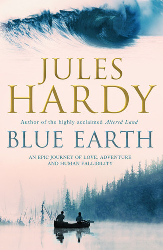Blue Earth book cover by Jules Hardy