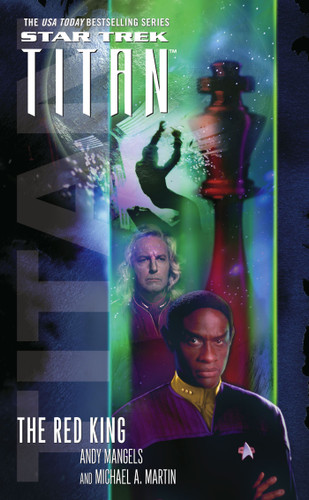 Titan #2: The Red King (Star Trek: The Next Generation) book cover by Michael A. Martin, Andy Mangels