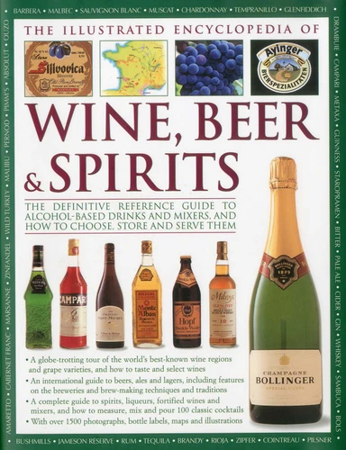 The Illustrated Encyclopedia of Wine, Beer and Spirits book cover by Brian Glover, Stuart Walton