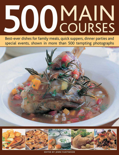 500 Main Courses book cover by Jenni Fleetwood