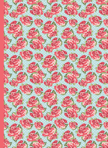 Notebook: The Rose Collection design A book cover by Peony Press
