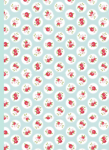 Notebook: The Rose Collection design B book cover by Peony Press