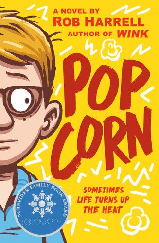 Popcorn book cover by Rob Harrell