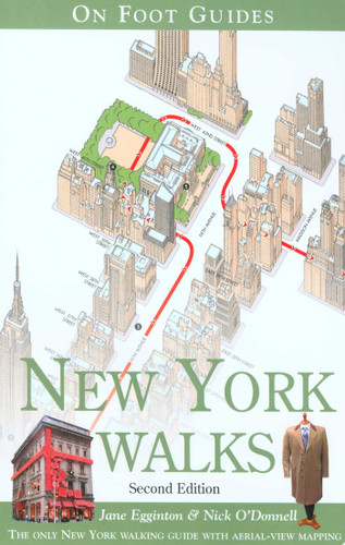 New York Walks (On Foot Guides) book cover by Jane Egginton, Nick O'donnell